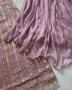 2024 Última colección Llegada Excelente calidad Diseñador Wear Collection Celeb Inspirado Salwar Kameez Trajes para la venta - Product Image 4