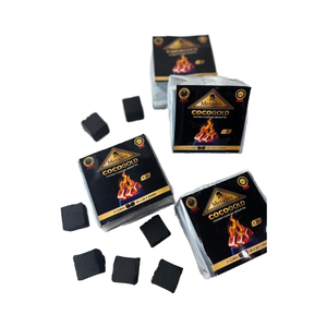Briquetas de carbón de coco de Indonesia Coco Gold para Shisha Merades Exportación Calidad Café iraquí calor fuerte y quemadura limpia - Product Image 2