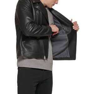 Veste en cuir pour homme, prix abordable, surdimensionnée, faible MOQ, tendance, marque privée, respirante, imperméable - Product Image 6