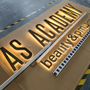 Outdoor Backlit 3D <b>LED</b> <b>Sign</b> Custom Business Light up <b>Sign</b> Logo Wall Signage Board 3D Illuminated Letters - Product Image 4