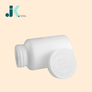 Botella redonda de embalaje de plástico HDPE al mejor precio de fábrica de Vietnam 250 ml CR Cap blanco de buena calidad M0361 - Product Image 2
