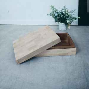 Vente en gros de boîte en bois de manguier émaillé bleu et blanc fabriquée à la main pour les cadeaux promotionnels et d'affaires Boîte à bijoux de table pour la décoration intérieure - Product Image 5