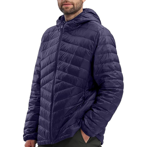Chaqueta de Invierno para Hombre, Resistente al Agua, con Cierre Completo y Capucha Cortavientos, Forro de Lana, Estilo Urbano, con Logotipo Frontal - Product Image 2