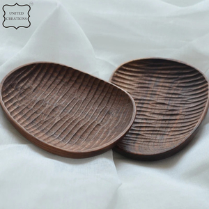 2025 dernière conception sous-verres en bois d'acacia personnalisés ensemble de plaques en bois de noyer Style classique pour une utilisation en cuisine - Product Image 2