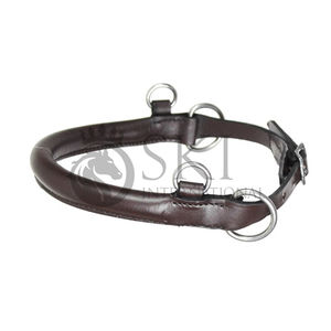 Personnalisable Original Brown Leather S Hackamore Bitless avec Nez Rope Horse Bit Fabrication en acier inoxydable Produit équestre - Product Image 4