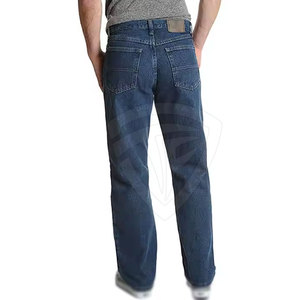 Men <b>Jeans</b> Pants Classic Fit Ripped Style Stretchable Material Factory Wholesale OEM Support - Product Image 3