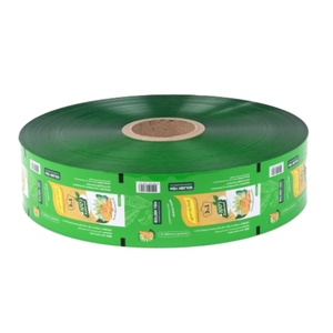 Rotolo di plastica termosaldato stampato su stampa personalizzata pellicola per biscotti e alimenti rotolo di alluminio bustina rotolo di pellicola