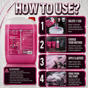 Savon de lavage auto DVX WashBerry Snow Foam, pH neutre, 4 kg - Product Image 3