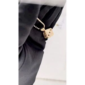 H.A.IMPEX - Colgante Elegante de Oro de 14 Quilates con Diamantes Redondos Reales para Hombre, Estilo Hip Hop - Product Image 5