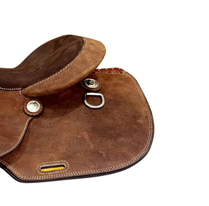 Silla de Montar Ecuestre al por Mayor, Silla de Entrenamiento Occidental de Cuero de Gamuza de Vaca Argentina, Tamaños Personalizables, Directo - Product Image 3