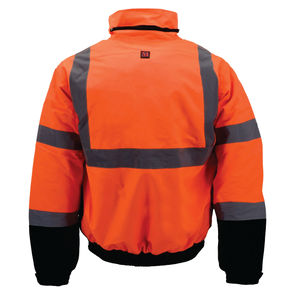 Veste de travail classe 3 haute visibilité résistante à l'eau réfléchissante néon pour hommes (M9099 Neon Orange, XL) - Product Image 4