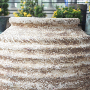 Pots de jardinière en céramique durables écologiques personnalisés en usine du Vietnam pour la décoration de la maison et du jardin avec logo personnalisé - Product Image 5