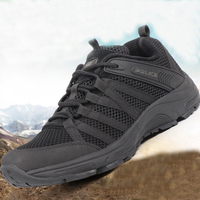 Zennison Outdoor Chaussures de randonnée spéciales basses pour hommes Chaussures d'entraînement Bottes tactiques de sécurité