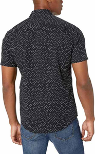 Chemise décontractée classique à manches courtes imprimée hawaïenne pour hommes vêtements d'été respirants avec col montant - Product Image 3