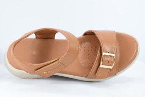 2024 Women's <b>Summer</b> Flat Sandal Lightweight Breathable Leather Upper Soft Fashion Trend Anti-Odor New Arrival Wholesale Cheap - Product Image 5