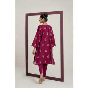 Ensemble de sport marron à imprimé croisé en slub, col asymétrique, manches trois quarts, coupe ample, taille XS, collection automne - Product Image 1