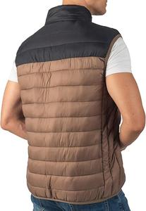 Vestes matelassées sans manches à capuche personnalisées en gros, gilets à bulles multi-poches, imperméables, coupe-vent, revêtement fin en polyester et nylon - Product Image 2