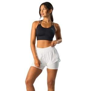 Short de course 2 en 1 confortable pour femmes-Conception à double couche avec compression intérieure, idéal pour les entraînements de haute intensité - Product Image 1
