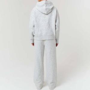 Ensemble deux pièces vintage d'hiver pour homme, coupe classique, décontracté, manches longues, sweat-shirt à capuche, pantalon de survêtement, 100% coton, pull-over - Product Image 4