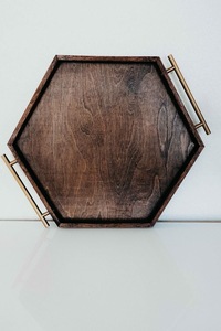 ถาดไม้สำหรับตกแต่งบ้านสไตล์ทันสมัยถาดเสิร์ฟไม้และป้ายติดผนังทำด้วยมือและกล่องไม้งานฝีมือ - Product Image 3