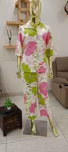 Venta al por mayor Rayón Impreso Casual Wear Co-Ord Set para el verano Colección perfecta para salidas diarias - Product Image 4