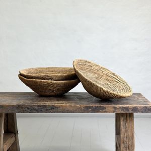 Tazón de servicio de ratán de granja moderno, perfecto para brindar calidez y textura a su mesa de comedor o encimera de cocina - Product Image 5