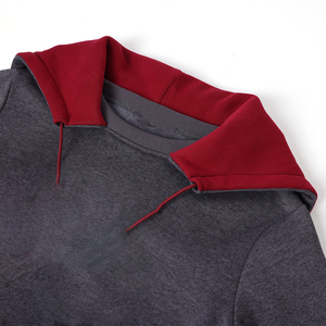 เสื้อฮู้ดดี้ฟลีซพรีเมียมสำหรับทุกเพศ สีเทาชาร์โคล ยี่ห้อ Winter A&M  ปักลายเชนิลล์ กระเป๋าจิงโจ้ ผลิตจากผ้าฝ้ายออร์แกนิค 100% - Product Image 2