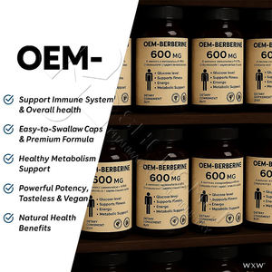 Kapsul Berberine untuk dukungan gula darah manajemen berat badan dan kesehatan jantung-Label pribadi tersedia - Product Image 5