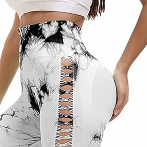 Mallas de alta calidad hechas a medida para gimnasios de mujeres para usar mallas de yoga para ejercicio los mismos pantalones de yoga Lulu de Dress Sports - Product Image 2