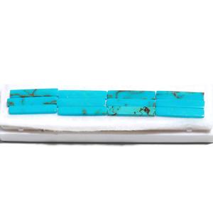 Alta calidad suave Arizona turquesa excelente azul océano cristal Natural pulido barra fina palo piedras preciosas sueltas para manualidades - Product Image 3