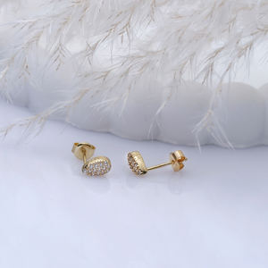 ต่างหูเงินแท้ดีไซน์ Cz งานแฮนด์เมด ขายส่งเครื่องประดับคุณภาพ - Product Image 4