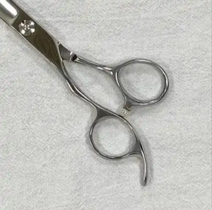 Ciseaux pour animaux de compagnie ensemble d'outils de toilettage décoration ciseaux à cheveux ciseaux incurvés droits chien Teddy caniche outils de coupe de cheveux - Product Image 4