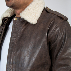 Blouson d'aviateur pilote personnalisé à la mode avec impression de logo, broderie, vêtements de ville pour hommes et femmes, vêtements d'extérieur décontractés, approvisionnement OEM - Product Image 4