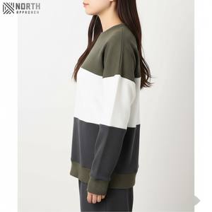 Jersey informal para mujer, sudadera de manga larga a la moda de talla grande, cuello redondo de lana para invierno, estilo Fitness Sexy, tinte de corbata frontal - Product Image 4