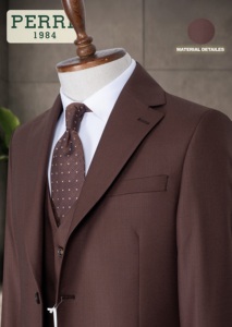 Hot Sale Wholesale Cheap British Style Double Breasted Mandarin Collar <b>Button</b> Fly Regular Fit Anti-shrink Luxury Elite Elegant - Product Image 4