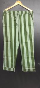 Conjunto de pijamas con estampado de rayas de algodón indio, ropa de dormir suave para mujer, traje de pijama de verano de algodón puro - Product Image 2