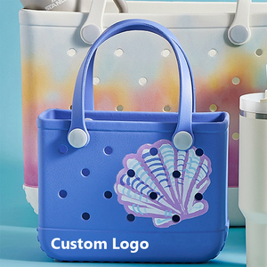 Bolsa de Playa de EVA con Impresión Personalizada al por Mayor, Bolsa de Playa de Goma, Bolso Personalizado para Mujer, para Vacaciones de Verano, Piscina, Viajes, Venta al por Menor - Product Image 1