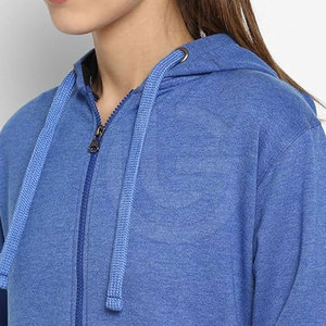 เสื้อฮู้ดสำหรับผู้หญิงบริการ OEM เสื้อฮู้ดสีตัดกัน - Product Image 5