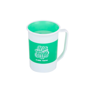 BPA-Free Printed <b>Plastic</b> Coffee Mug Two-Tone Reusable <b>Drinking</b> <b>Cup</b> Side Handle School Canteen Family Dining Tableware Bulk - Product Image 1