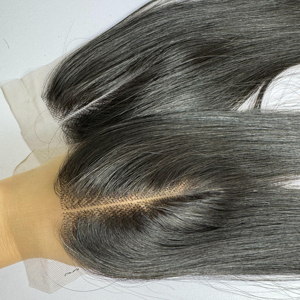 Vente en gros cheveux raides de couleur naturelle 13x4 13x6 5x5 2x6 fermeture à lacet HD perruques cheveux humains vierges du Vietnam pour femmes noires - Product Image 3