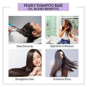 Pearly Herbal Hair <b>Shampoo</b> Base Moisturizing Anti-Dandruff Ready to Use Liquid Anti-Frizz Feature Salicylic Acid Ingredients - Product Image 5