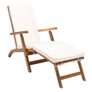 Folding Living Room Chairs Made Of Solid Teak Wood With Soft <b>Foam</b> And Soft Fabric - Product Image 4