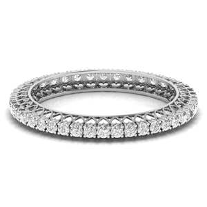 Designer 925 Sterling Silver Bubble Prong <b>Bangle</b> <b>Set</b> Moissanite Diamond <b>Gold</b> Plated Trendy Classic Party Gift for Her Weddings - Product Image 1