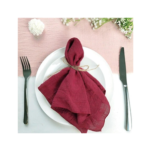 Servilletas de Tela de Algodón 100% Duraderas con Tejido Twill, Tratadas para Preservar el Color, Ideales para Servicios de Catering, Pedidos Internacionales al por Mayor - Product Image 6