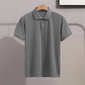 Golf pour hommes vierge de haute qualité sur mesure en gros pour les chemises Logo personnalisé à manches courtes col roulé pur coton - Product Image 6