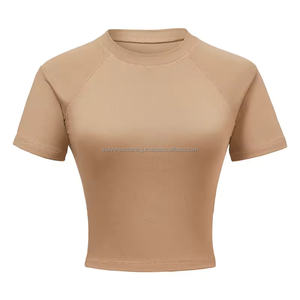 Hot Summer Crop Top Personnalisé de Haute Qualité Respirant Slim Fit T-Shirt OEM Uni Coton Femmes Y2K Style Imprimer Fournisseur Direct - Product Image 2