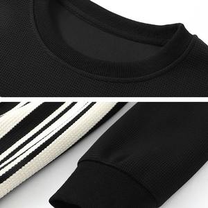 Chándal de talla grande 10XL para hombre, sudadera, pantalones de chándal, conjuntos para hombre, diseño de rayas informales de otoño, trajes para hombre de talla grande - Product Image 4