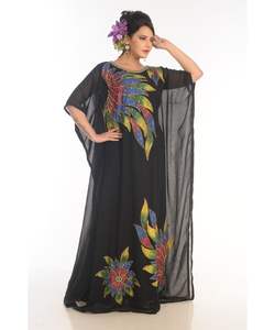 Robe caftan marocaine arabe islamique de Dubaï - Product Image 1