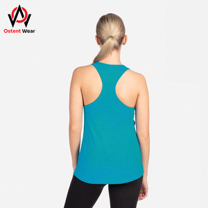 Débardeur sans manches pour femmes pour les entraînements de Fitness de gymnastique Logo personnalisé longs hauts d'entraînement de Yoga bretelles tricotées vêtements de Fitness pour femmes - Product Image 2