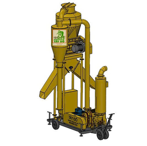 Tay Do pneumatic rice husk conveyor with capacity of 5 tons/hour has <b>trough</b> divided into 2 directions, saving time and labor - Product Image 3